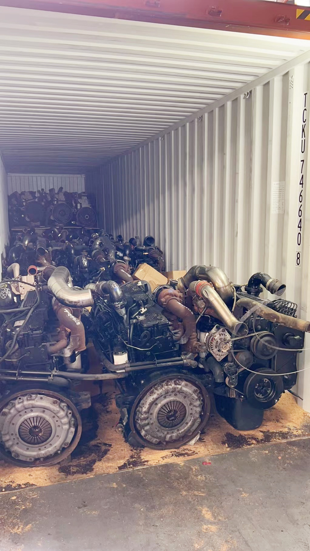 Loading Container for Cummins engines in July