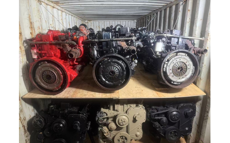  Mixed Shipment to Guatemala! Used 6BT/4BT Engines + New Turbos Loaded in 20HQ Container