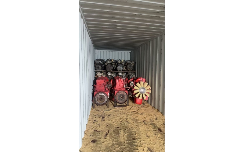 A 40HQ Container of Engines & Parts Departs for Mexico