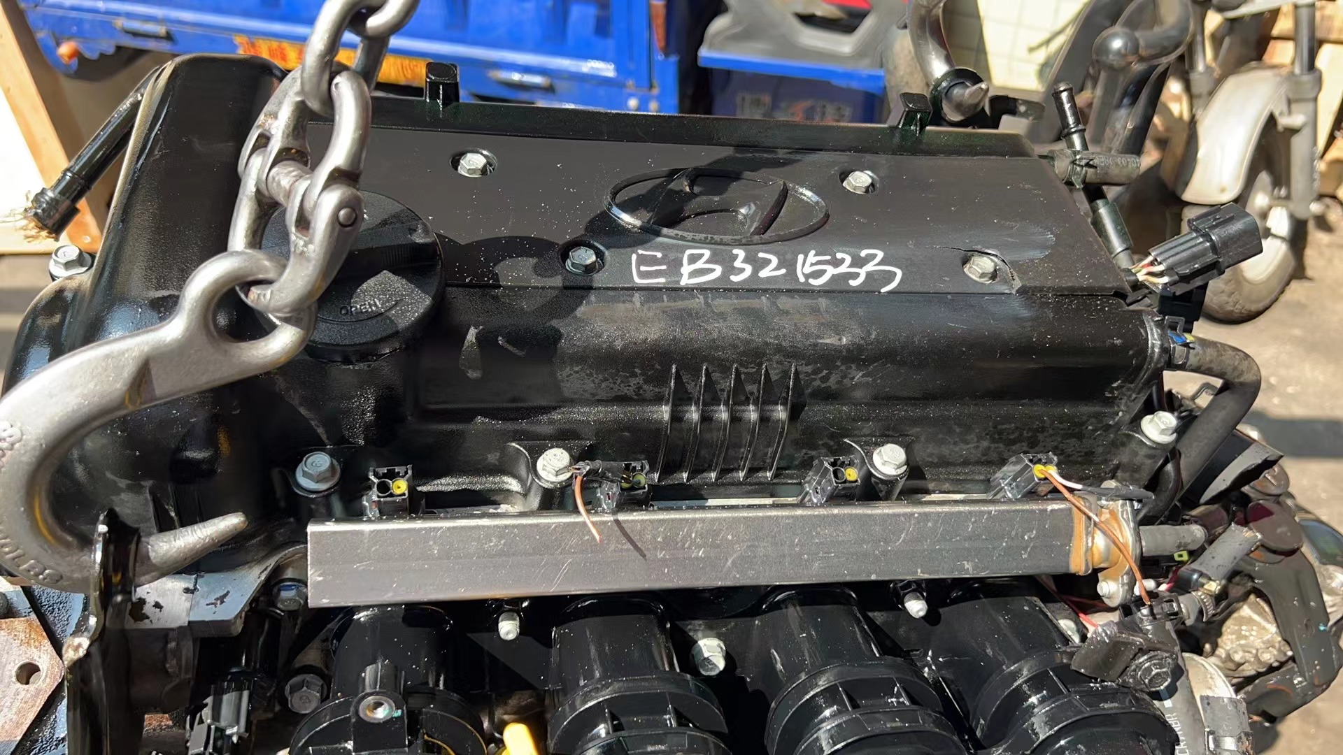 Original G4fc 1.6t G4FA 1.4T Motor de gasolina 4 cilindros Motor de coche a la venta(图5)