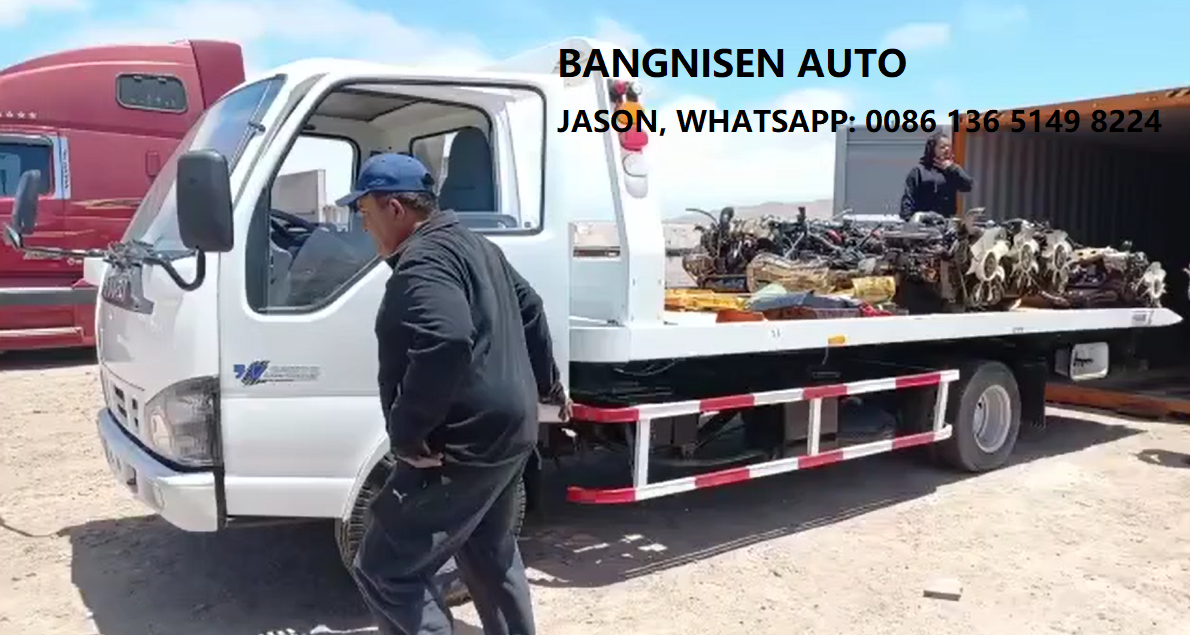  ISUZUs 600P Car Carrier Tow Truck Road Rescue Rollback Trailer 3 Tons Flatbed Platform Wrecker (图10)