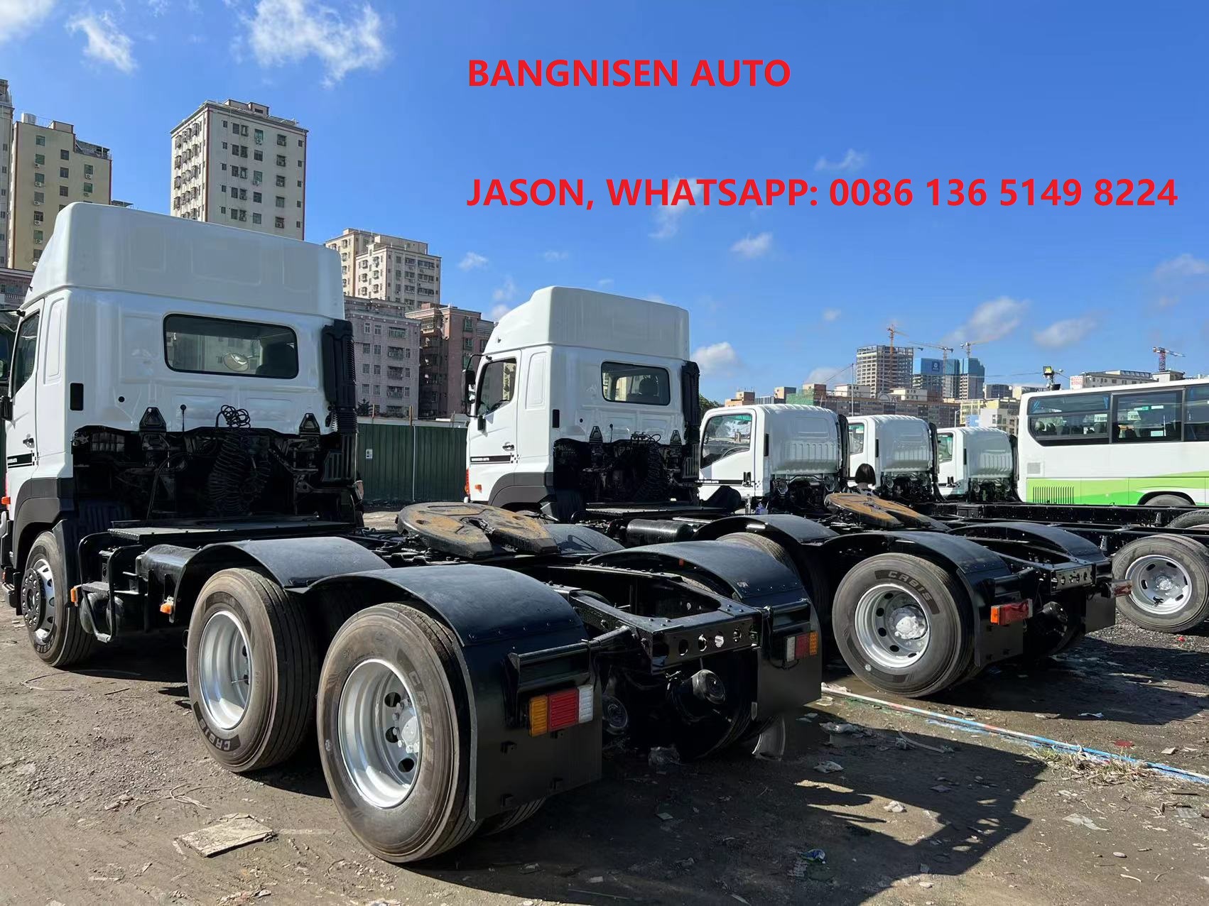 Good Condition 6X4 HINO 700 Semi Trailer HINO 700 Tractor Truck For Sale(图3)