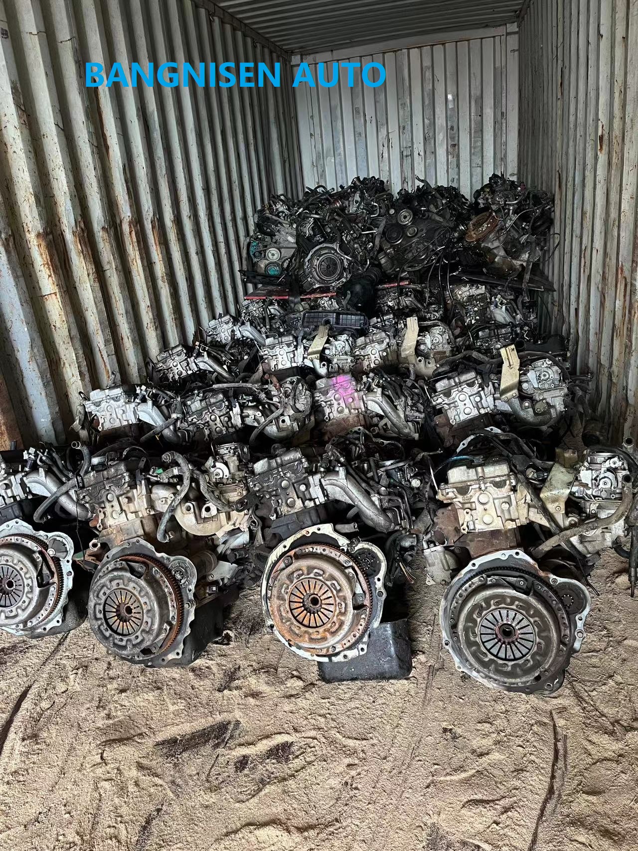 BANGNISEN NISSAN KA24 engine and gearbox container to Mexico(图4)