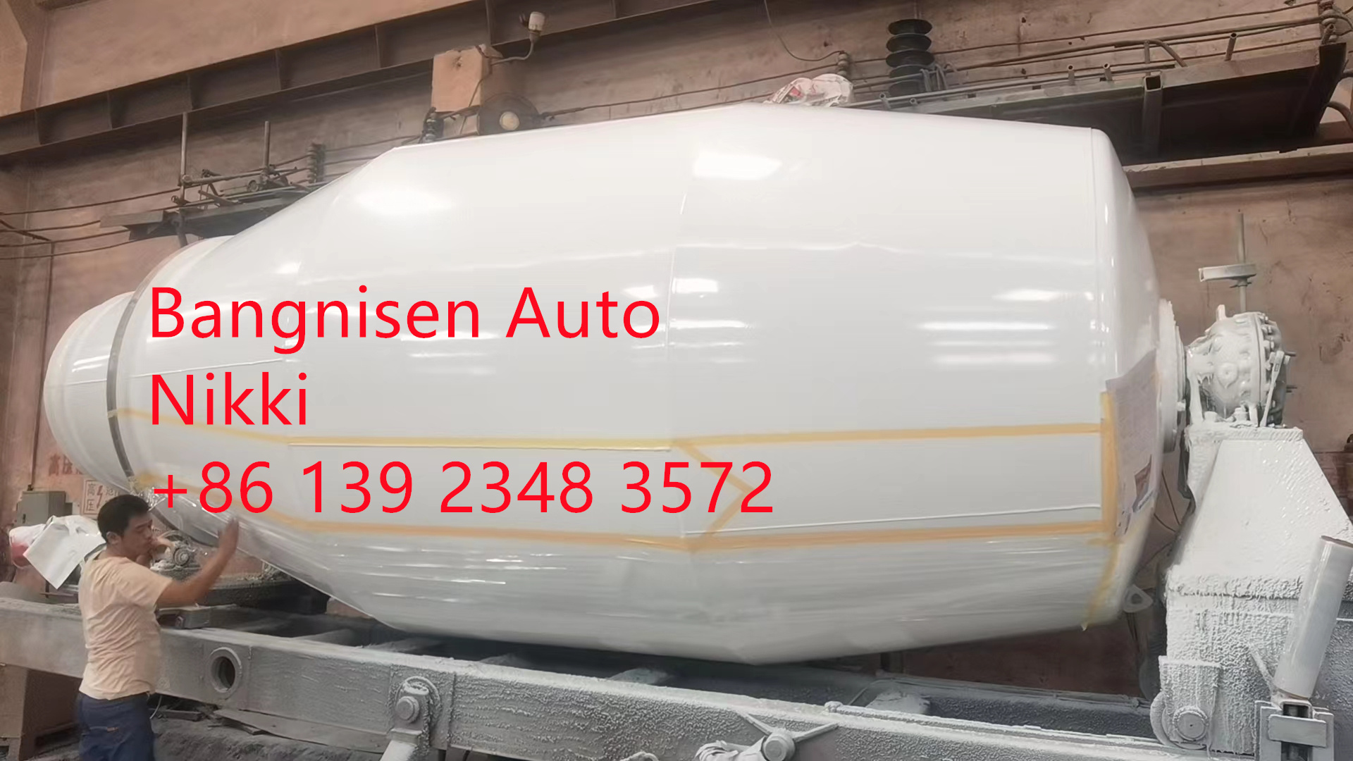 Customized 8-12CBM Assembled Cement Mixer Drum(图2)