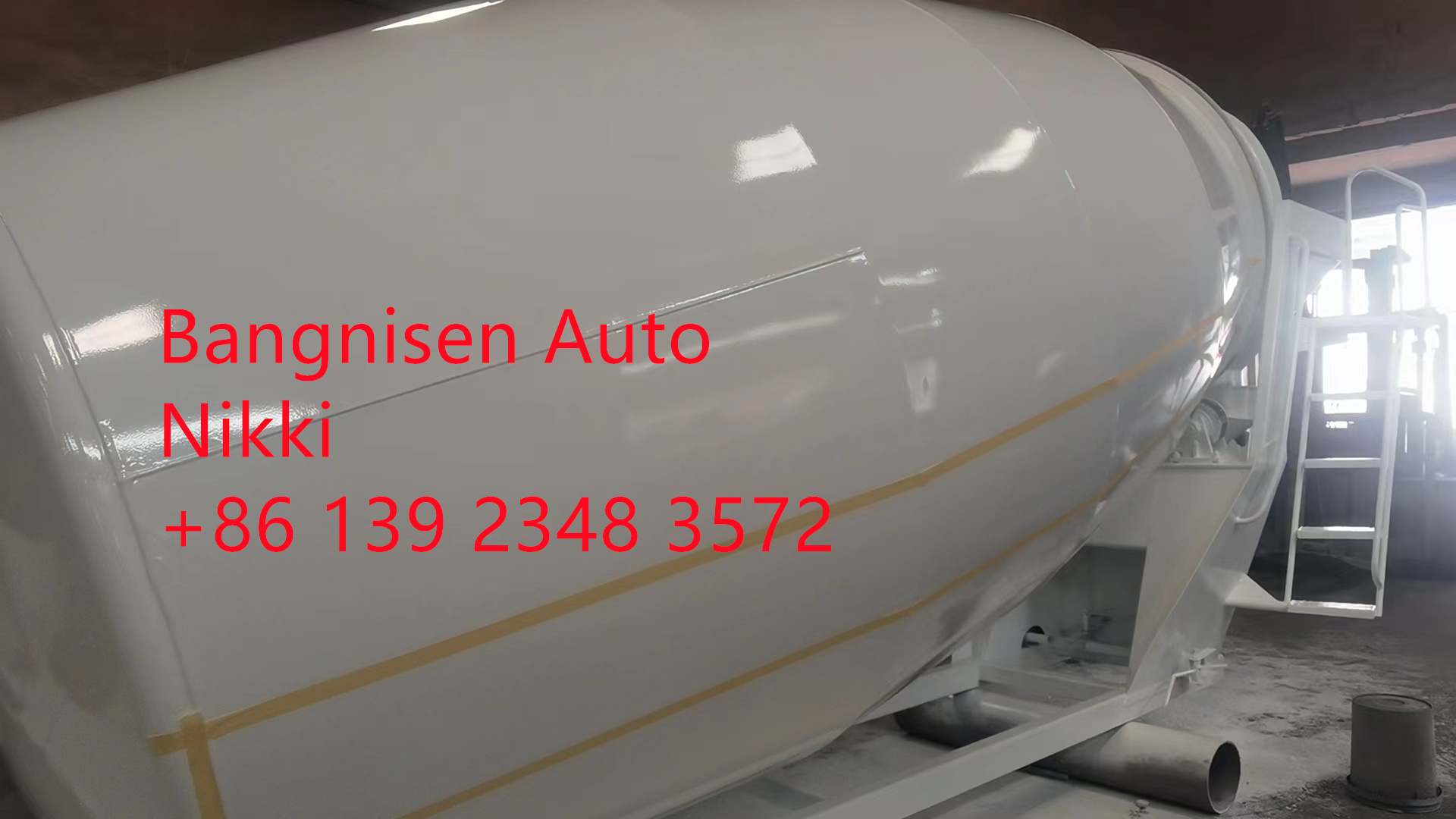 Customized 8-12CBM Assembled Cement Mixer Drum(图1)