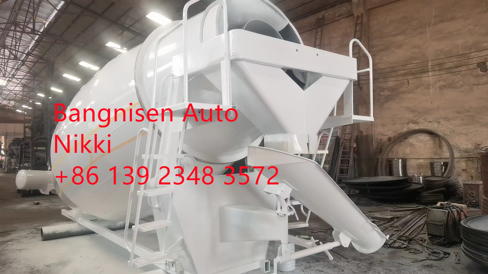 Customized 8-12CBM Assembled Cement Mixer Drum(图3)