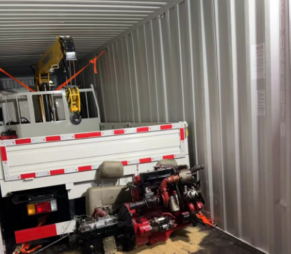 Shenzhen Bangnisen Auto shipped  Used Isuzu Crane Truck (图3)