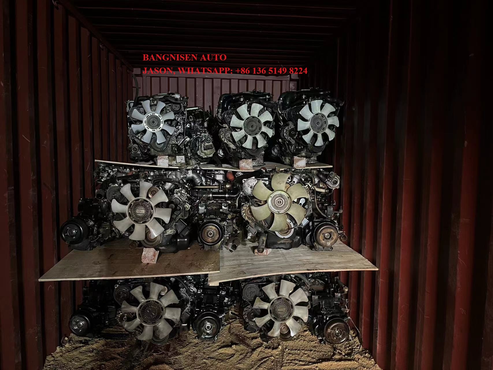 BANGNISEN 4JB1T engines for ISUZU ELF truck and D-MAX to VENEZUELA(图2)