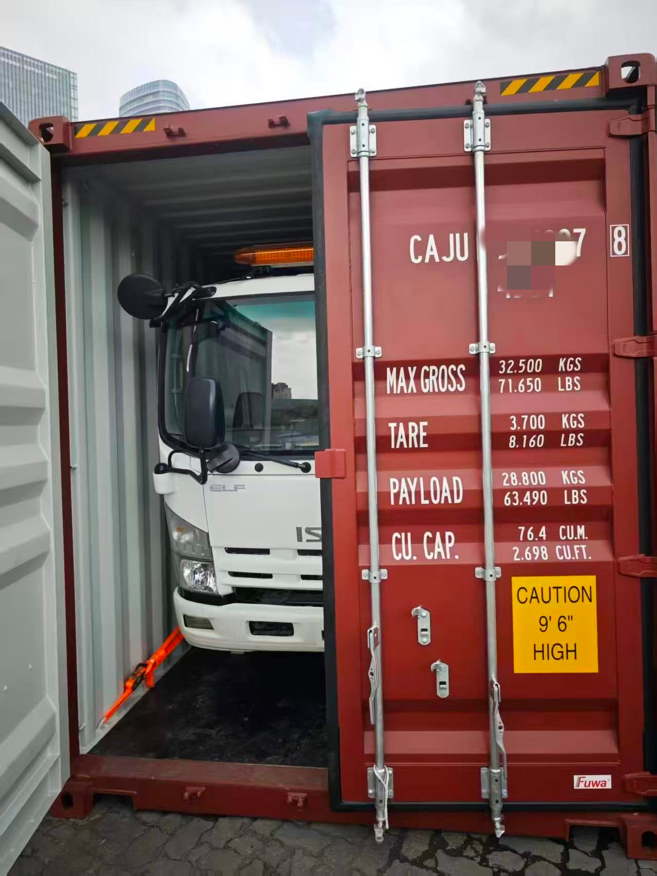 2 Units 700P Tow Trucks in 40HQ Container Ship to Costa Rica(图6) 2 Units 700P Tow Trucks in 40HQ Container Ship to Costa Rica(图6)